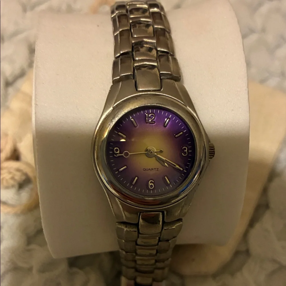 BOGO FREE- Prima Donna Purple and Silver Women's Watch